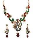 Sneh Mystic Mayur Multicoloured Necklace Set