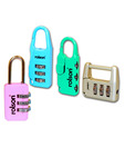 Rolson 4 Pc. Combination Lock Set
