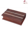 Home Sparkle Brass Inlay Wooden Box