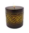 Golmaalshop Trendy Brown Candle
