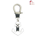 Home Sparkle Nickel Anchor Keychain