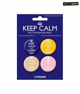 Keep Calm And Carry On (Blue) Badgepacks