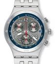 Swatch Bedazzled Grey-Blue Watch