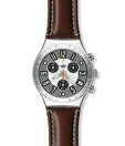 Swatch Shiny Grey-White Watch