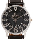 Polo Club of British Columbia Silver Black Watch