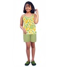 Chicita Green & Yellow Girls Night suit