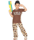 Yobro Brown Wild Explorer Boys Nightsuit