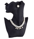 Oleva Erona Royal Pearls Adorned Necklace Set