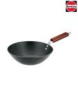 Hawkins Flat Bottom Hard Anodized Kadhai With Long Single Handle Without Lid