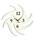 Panache White Chakri Wall Clock