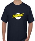 Tshirt.in Navy Blue Bazinga T-Shirt