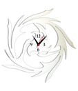 Panache Silver Chakri Wall Clock