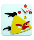 Panache Yellow Angry Bird Wall Clock