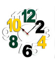 Panache Trendy Big Digits Wall Clock