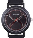 Sonata Shiny Black Dial Watch