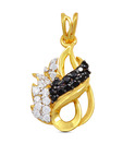 Sincere Luxurious Gold & Swarovski Zircon Pendant