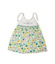 Isabelle Green Floral Frock For Kids