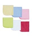 Advance Baby Soft Plain Wash Cloths (Pack Of 6)