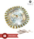 Ojas Silver Plated Dry Fruit Set With Free Diary Set