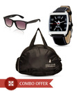 PCBC Smart Watch, Sunglasses & Gym Bag Combo
