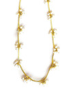 Mi Pearls Button Pearl Gold Chain