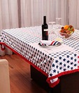 American Swan Starry Seattle Table Cover