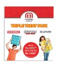 Mattel Triple Retreat Pack (Scrabble, Angry Birds & Pictionary)