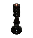 Welpro Black Wooden Candle Holder