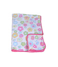 Offspring Baby Blanket Garden Prints- Pink
