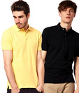 Loveusale Black-Yellow Cotton Pack of 2 Collar T Shirt
