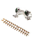 Jewels Of India Designer Floral Anklet & Toe ring Combo