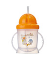 Rikang - Push Button Water Bottle With Handle - Orange-Pack Of 2