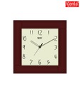Ajanta Classy Brown & White Square Wall Clock
