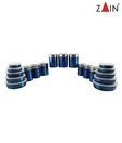 Zain 19 Pieces Stainless Steel Storage Set
