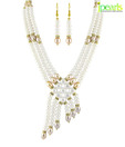 Jpearls Charming Pearls & CZ Necklace Set