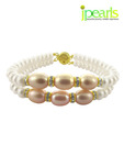 Jpearls 2 String Pearl Bracelet