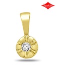 Sparkles Round Diamond Pendant