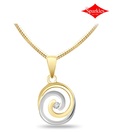 Sparkles Swirl Diamond Pendant