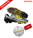 Nivia Canon Football Shoes (Free Nivia Trainer Football)