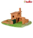Teifoc Small Cottage Brick & Mortar Construction Set