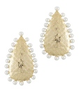 Styleos Mega Pearly Drop Earrings