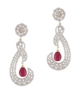 Styleos Glittering Royal Drop Earrings