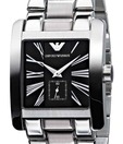 Armani Applauding Black-Silver Watch