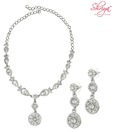 Shriya Circular Pendant Necklace Set With Free Earrings