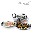 Steelcraft CB Multi Kadai Comby Set Three in One