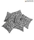 Swayam Black & White Zebra Print Cushion Cover Set