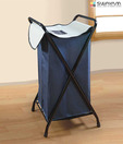Swayam Dark Blue & Grey Laundry Bag Metal Mania