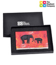 TEC Two Elephants Steel Card Holder
