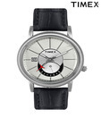Timex Aura Steel Dial Watch