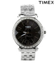 Timex Aura Grey Studded Bezel Watch